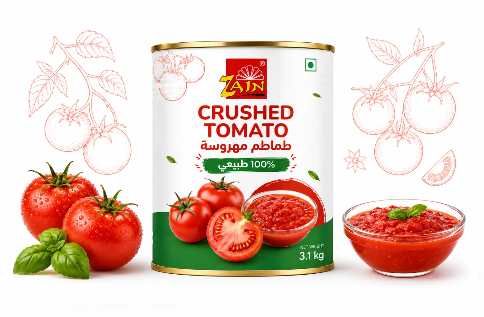 Canned Crushed Tomato
