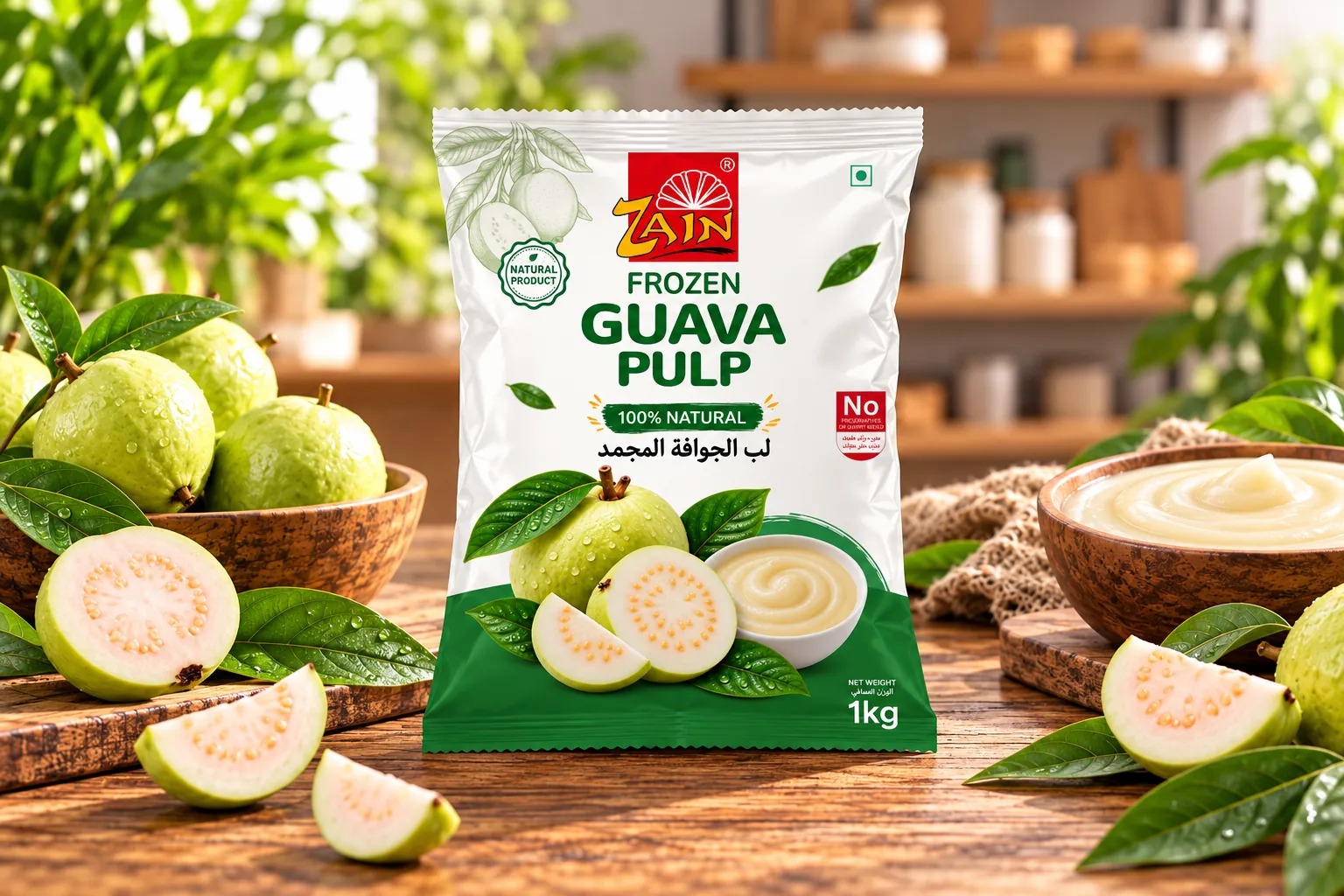 Zain Frozen White Guava Pulp