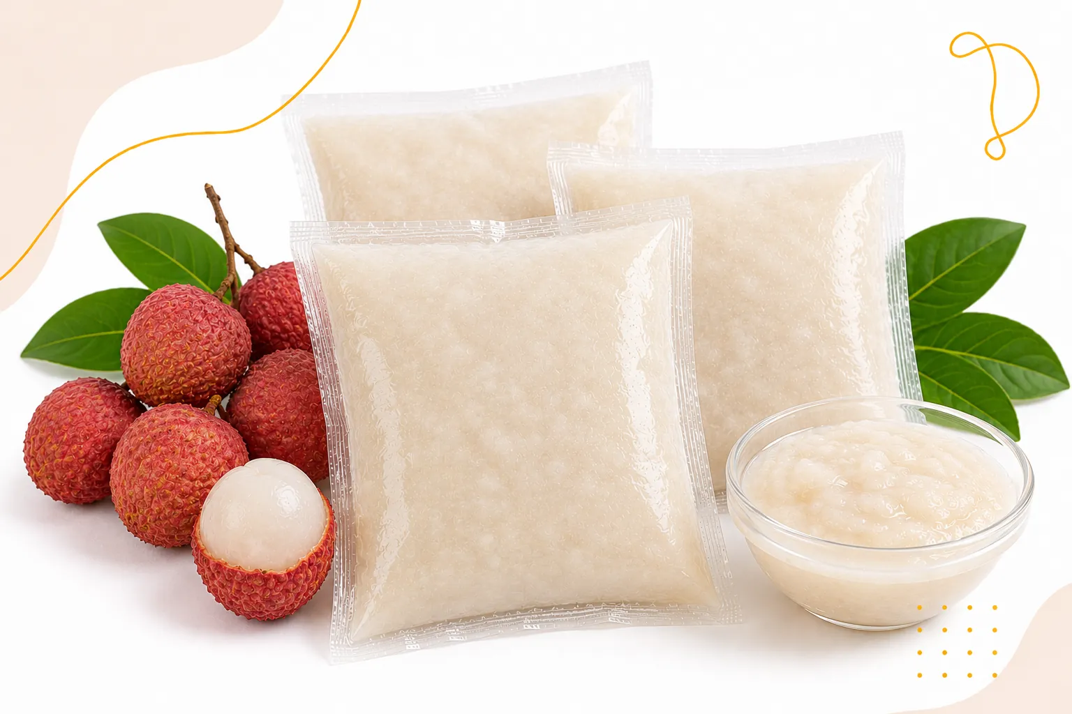 Frozen Litchie Pulp
