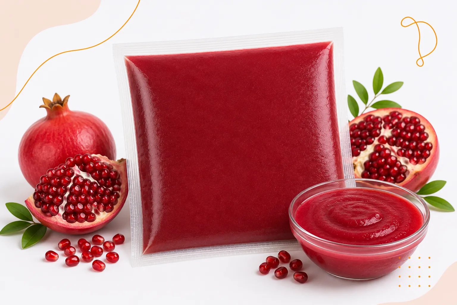 Frozen Pomegranate Puree