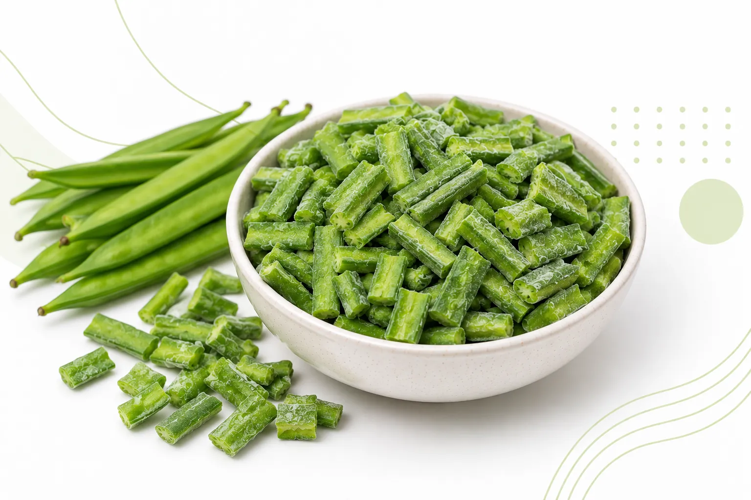 IQF Cut Guar (Cluster Beans)