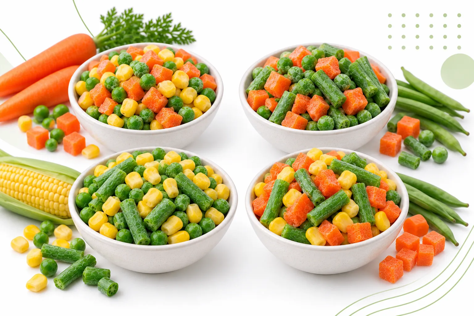 IQF Mixed Vegetables (3-Way)