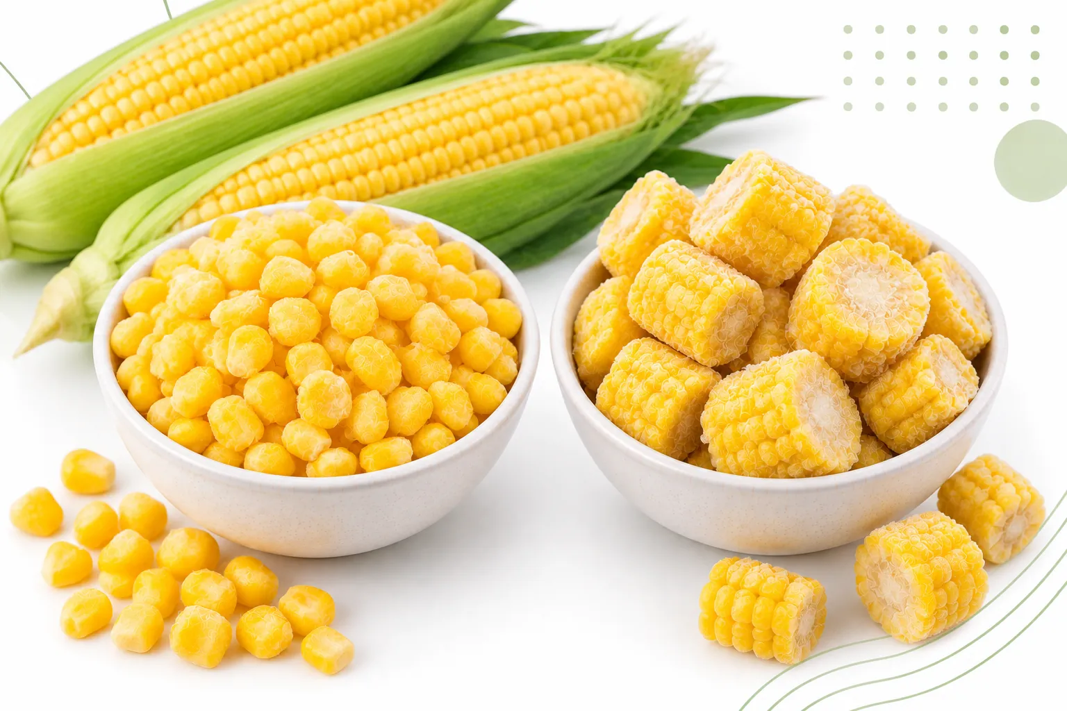 IQF Sweet Corn (Kernels & Cut Cobs)