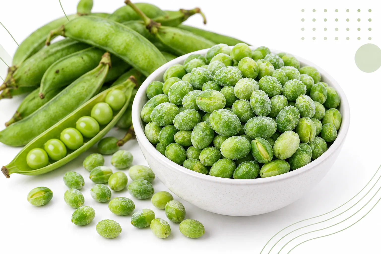 IQF Tender Pigeon Peas (Tuvar Lilva)