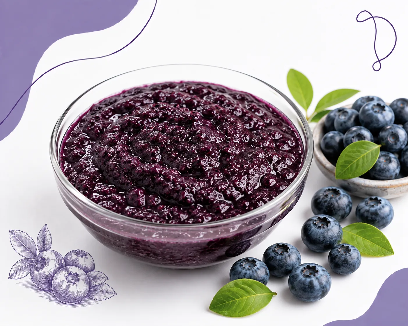 Sulphited Blueberry Pulp